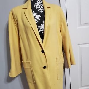 Salvatore Ferragamo Wool Coat Made in Italy